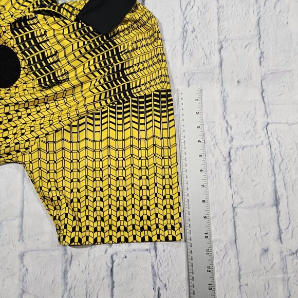 NISOA MENS SIZE XL Pro Soccer Referee Jersey Official Sports Yellow Black - Picture 7 of 9